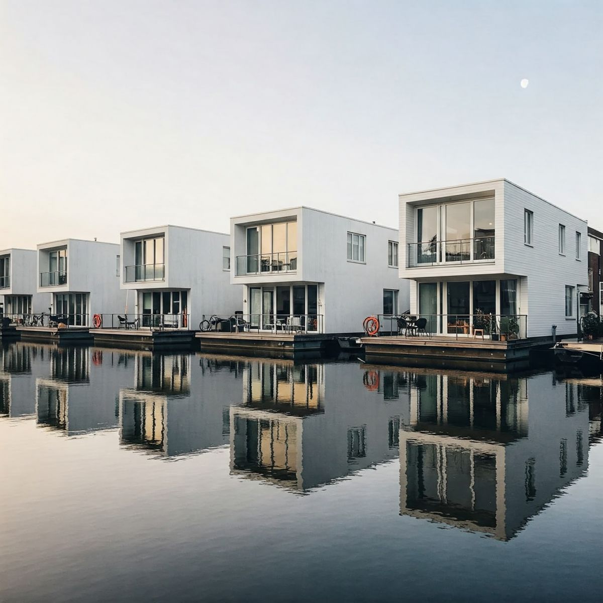 Vznikající sídliště v Amsterodamu